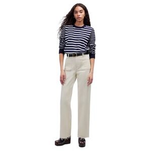 Madewell The Emmett Wide-Leg Full Length Jean: Patch Pocket Edition NEW with tag